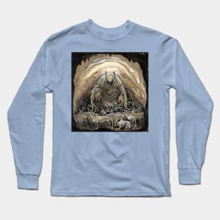 Troll in a Cave with Deer - John Bauer Long Sleeve T-Shirt